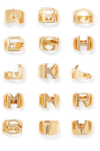 Alphabet Rings