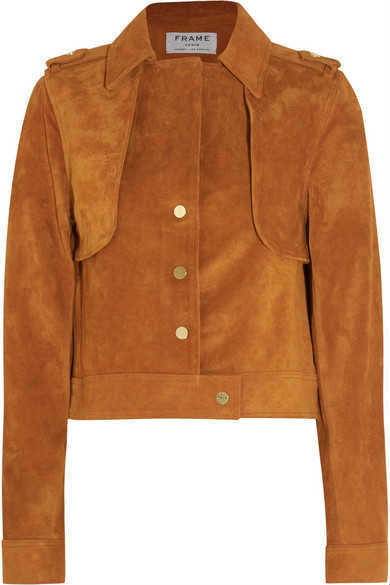 Suede Fitted Jacket