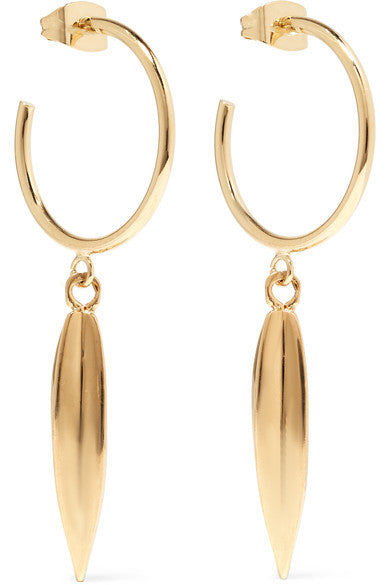 Gold Tear Drop Earrings