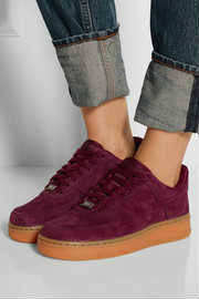 Berry Suede Sneakers